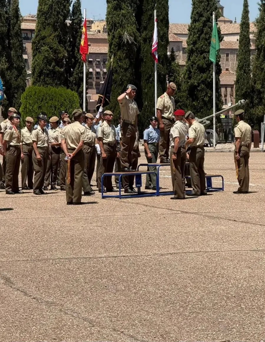 Antonio Jamart en el podio del Campeonato de España de Pentatlón Militar 2026